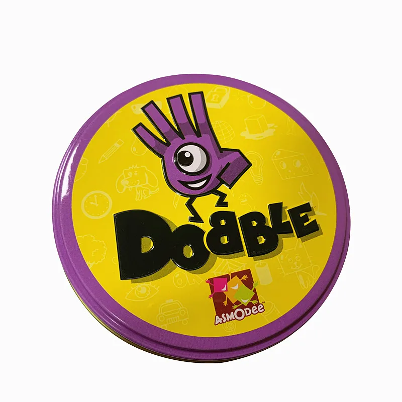 

Wholesale High Quality purple Do bble with iron pot Card Game gift for children