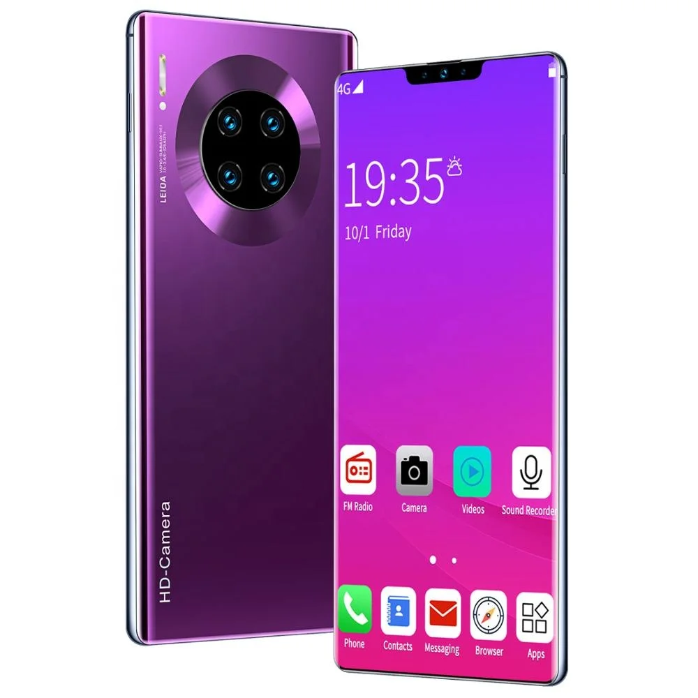 2019 New model unlocked Smartphone 6.6 inch 8+128 GB Octa Core Mobile Phone Android Cell Phone