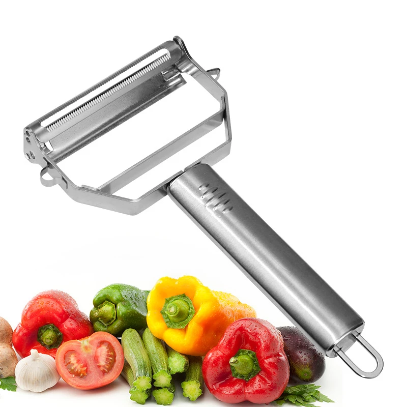 

Kitchen Items Dual-purpose Stainless Garlic Vegetable Peeler