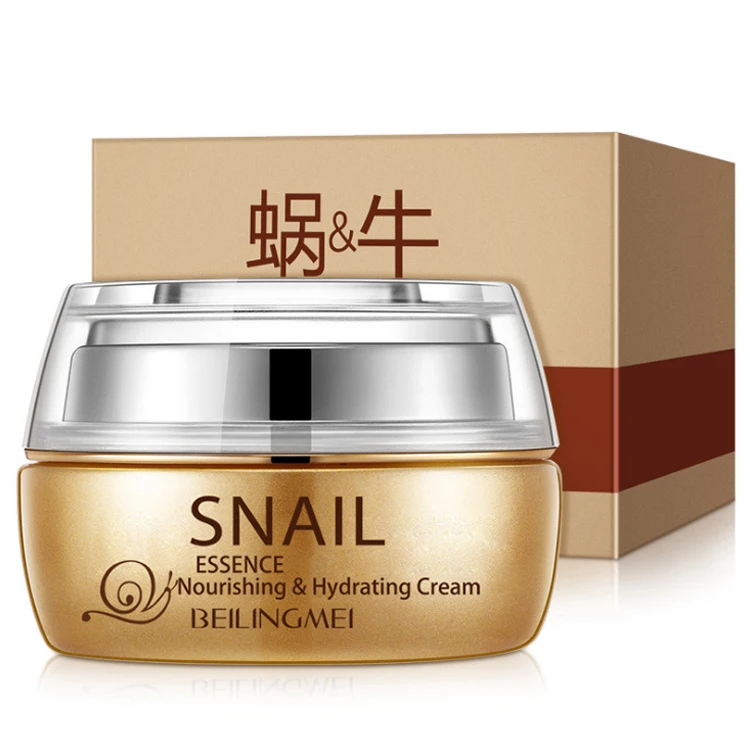 

Top Sale Private Label Cosmetic Skin Care Face Cream Korean Beauty Nourishing Moisturizing Snail Cream