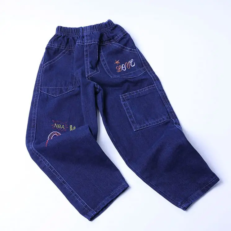 

Made in China children jeans boys 8-15 years old YARN DYED children jeans long pant