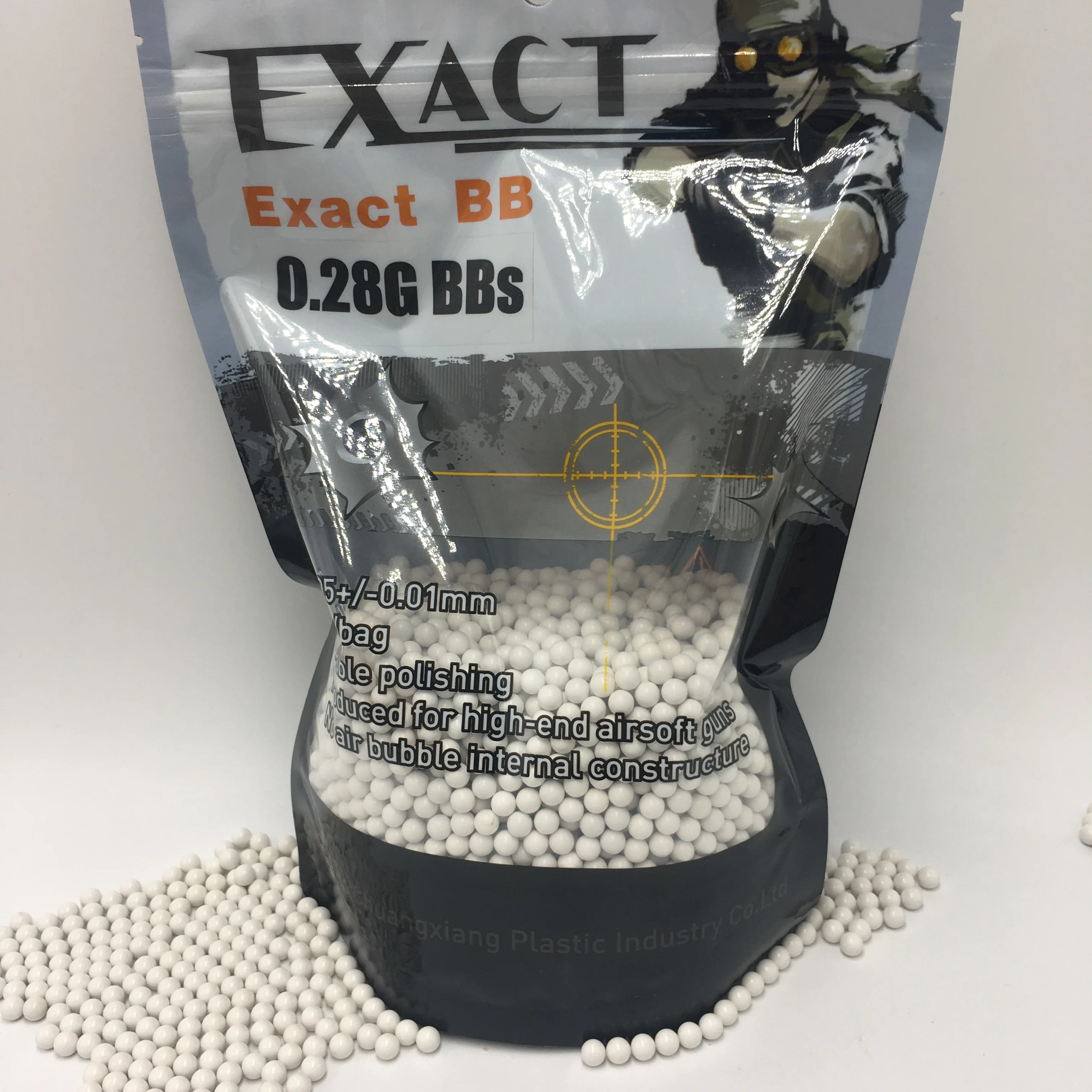 Hunting Plastic Exact Air Gun Pellets 0.28g 6mm Airsoft Bbs Buy