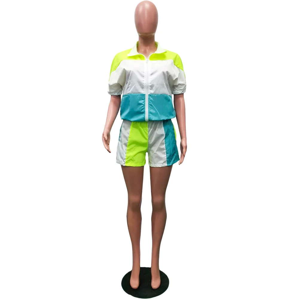 

2021 fashion factory price women summer new shorts and top spring sets for women