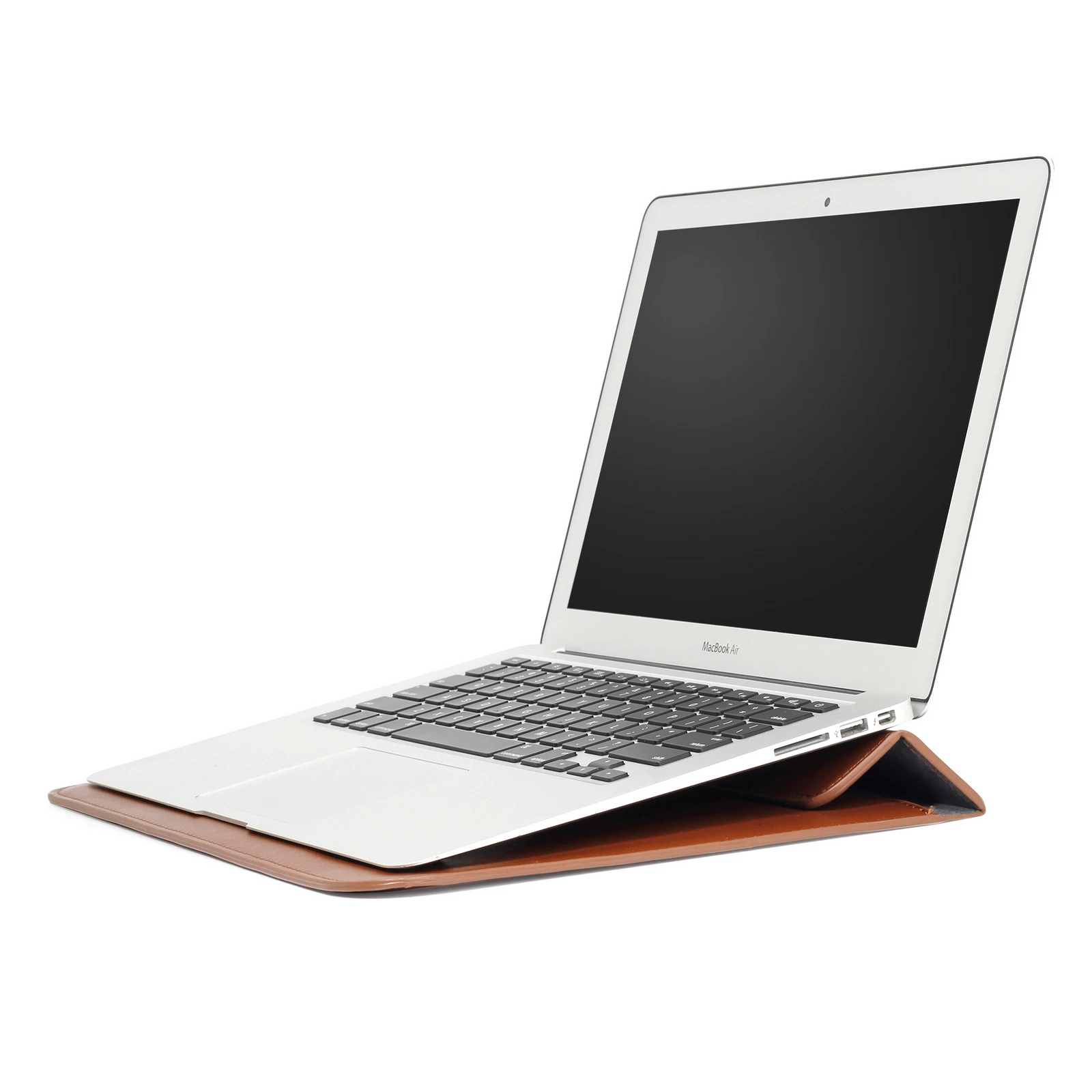 

High Quality Envelope Leather Laptop Stand Bag for Apple Macbook Case