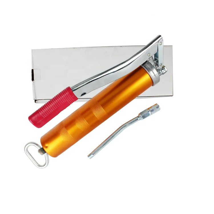 6000psi 400cc Universal Hand Grease Gun Tool With Hard Tube Nozzle