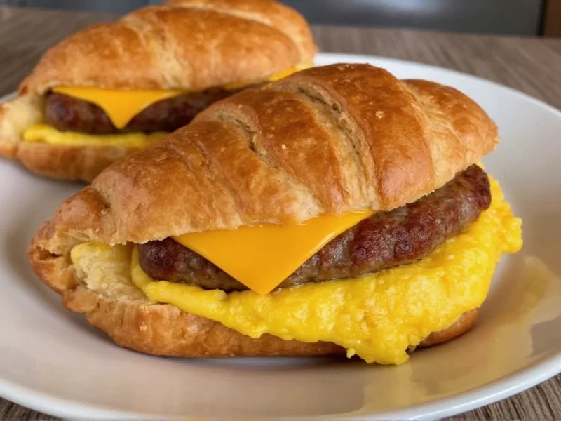 Jimmy Dean Sausage Egg and Cheese Croissant Facts
