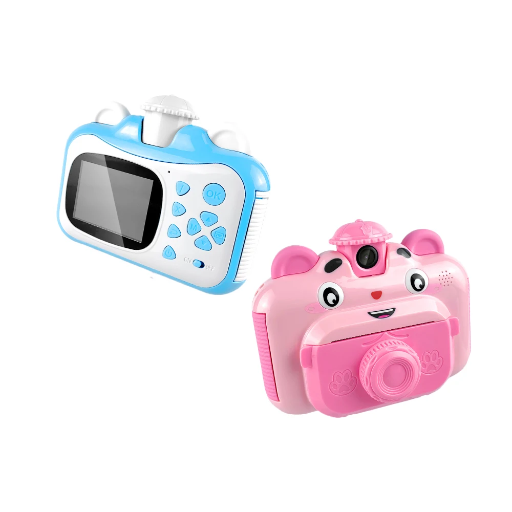 

free shipping Children Instant Print Camera For Kids 1080p HD Mini Camera With Thermal Photo Paper Digital Camera Gifts toys S1