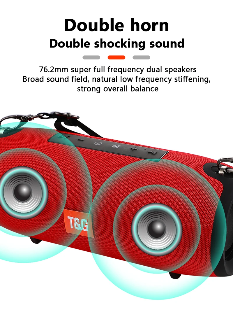 China factory supplied top quality portable wireless bluetooths speaker with microphone - ANKUX.COM