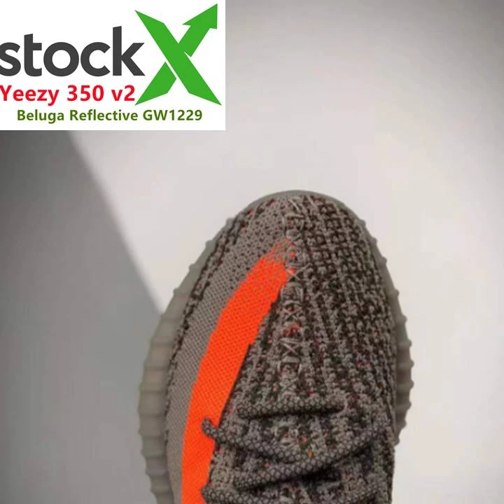 

1:1 top ua quality yeezy yezzy boos 350 v2 beluga reflective orange grey breathable sneakers casual men shoes