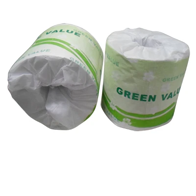 

Recycled 3 ply 1000 sheets Eco-Friendly Water Soluble White Toilet Tissue Paper Roll, White or customised