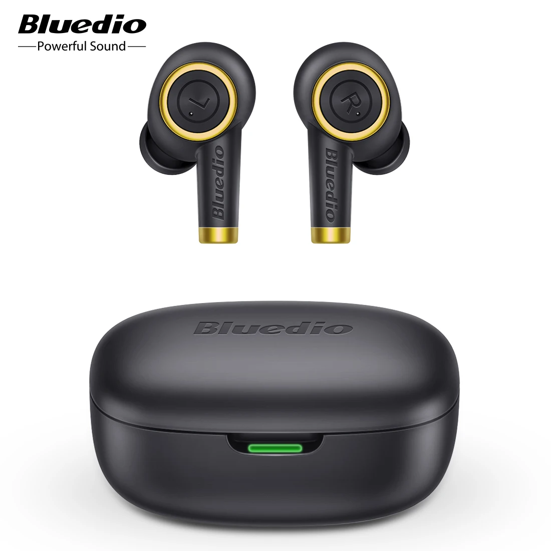 

2020 Bluedio Particle Bluedio P True Wireless Earphones with Charging Case /35 Hrs Playtime/Built-in