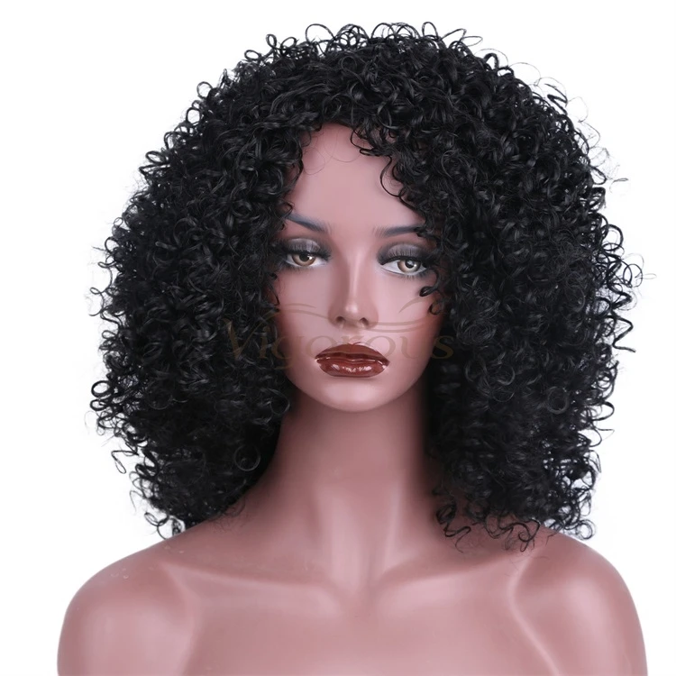 big curly wigs for black women