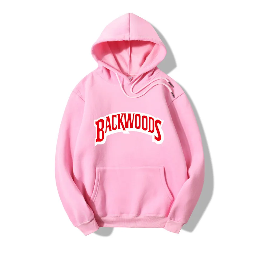 

New Backwoods Letters Print Men Women 100% Cotton Hoodies Hooded Sweatshirt Hoody Streetwear Pullover Custom Clothing, Customized color