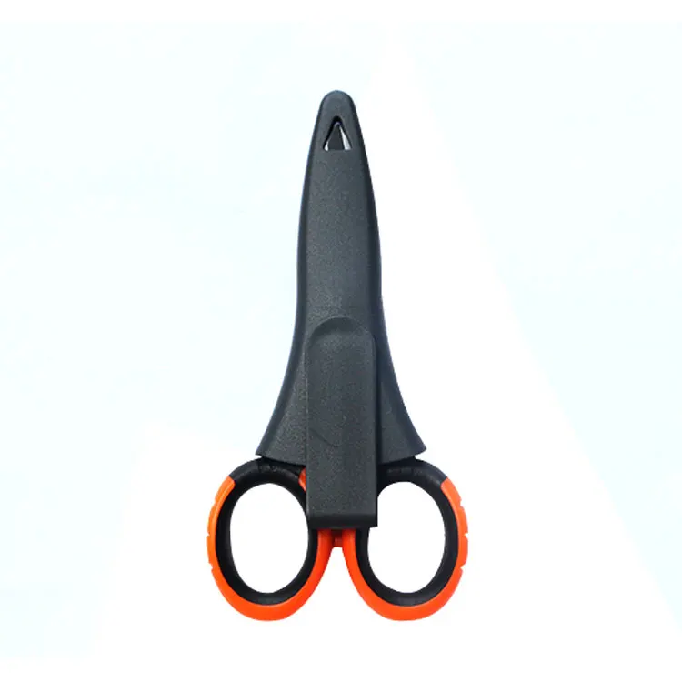 

High quality Stainless steel scissor Customized line cutter scissor Fishing cutter scissor, Black