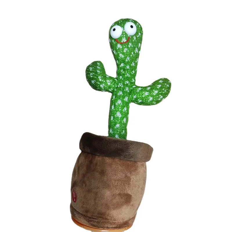 

2021 hot selling Singing Dancing Saxophone Cactus Toys recording plush toy electric dancing cactus