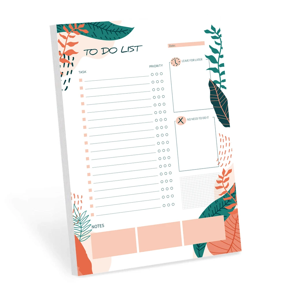 

New Design Custom Daily To Do List Weekly Note Pads With Logo 2023 Planner Notepad in Stock