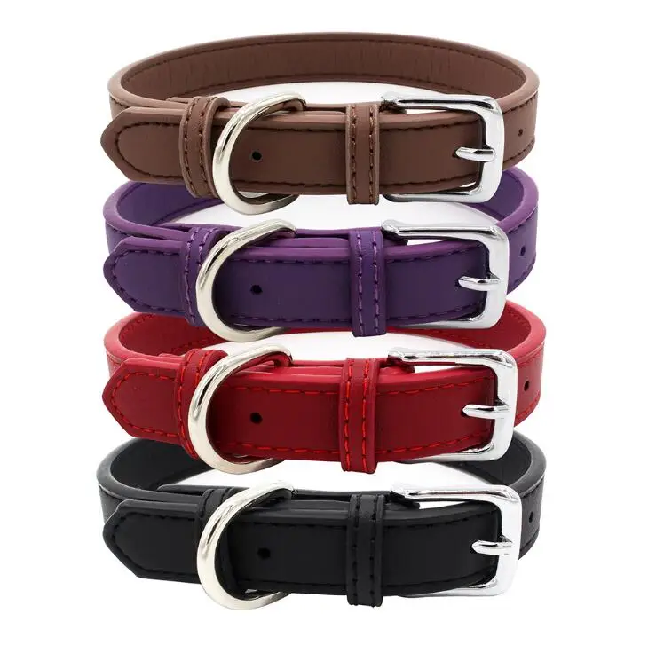 

Multi Color Strong High Quality Comfortable Small PU Dog Collar