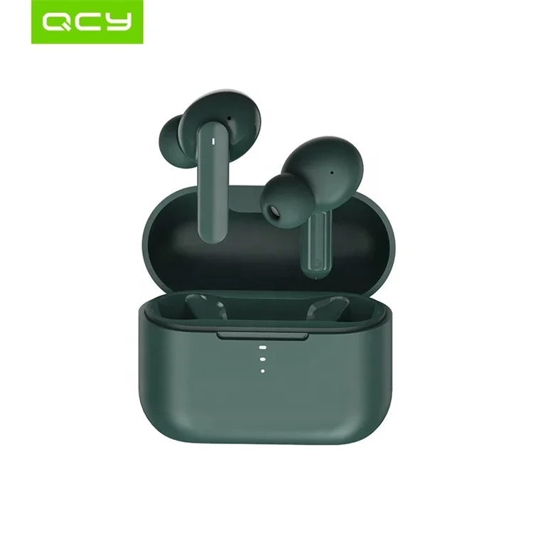 

AAC HD Noise Reduction Original Microphone in-ear Earphones Wireless Headphones, Green pink