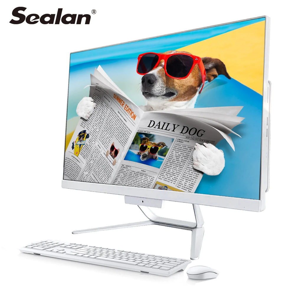 

SEALAN factory aio computer custom pc all in one desktop core i3 3120 ram 4g ssd 240g with camera wifi all in one pc