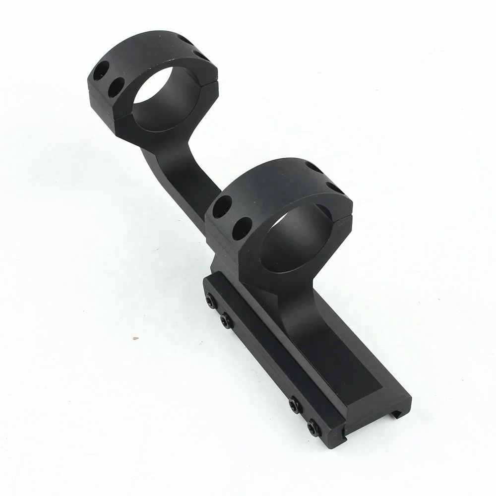 

Matte Black Aluminum Alloy Dual Ring Scope Mount Adjustable Scope Mount Rail