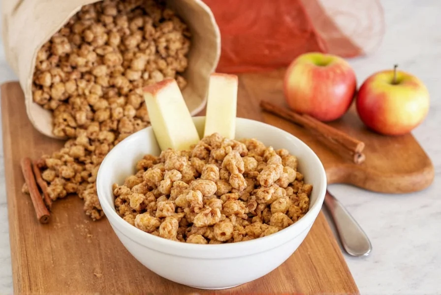 Various apple varieties for cinnamon apple cereal recipe including Honeycrisp, Fuji, and Granny Smith