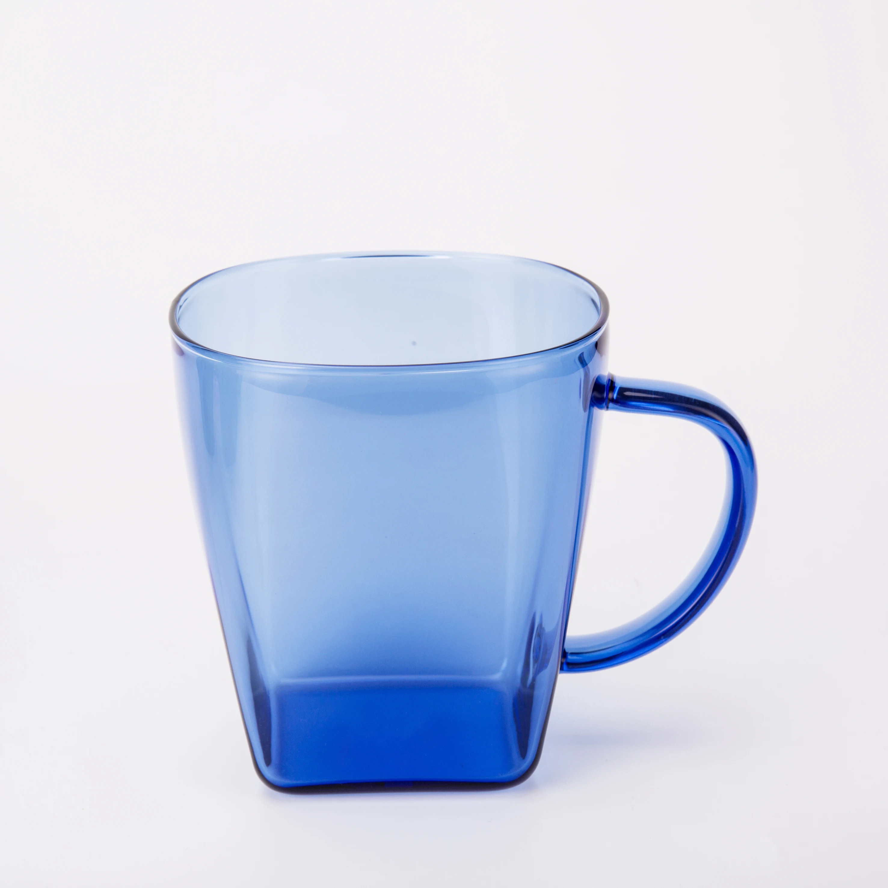

Custom capacity Exquisite single layer high borosilicate belt glass cup