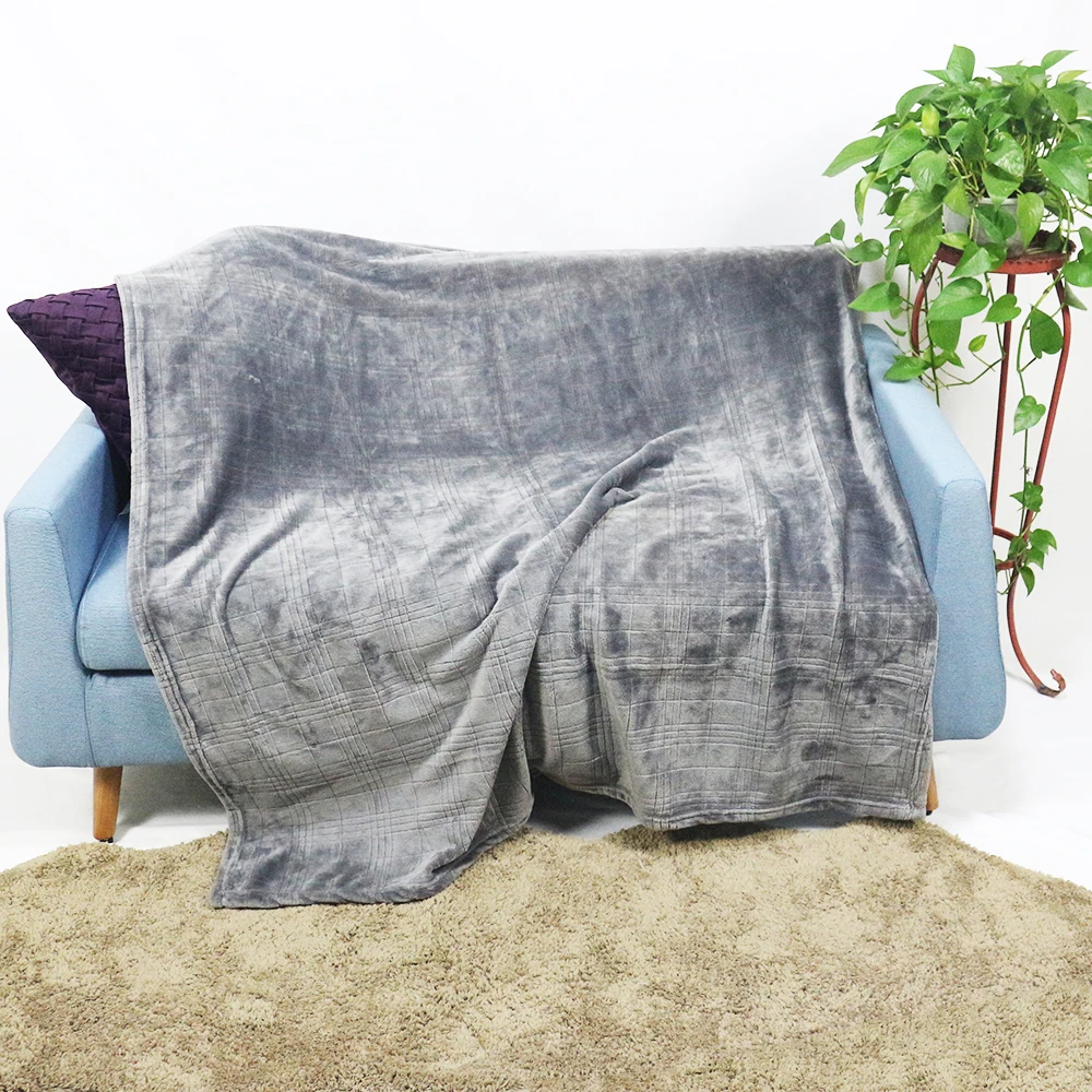 
China manufacturer custom soft knit baby cheap flannel fleece muslin blanket throw 