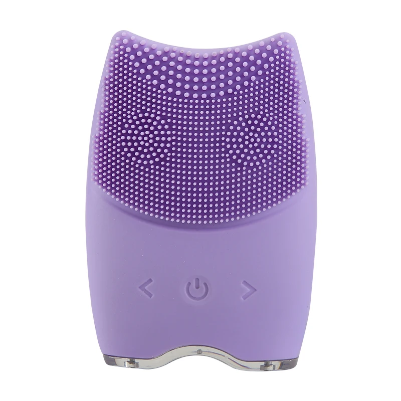 

Beauty care massager silicone sonic face brush face brush electric face washing brush, Pink. purple. blue
