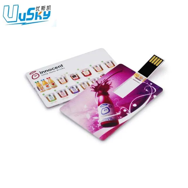 

Bulk Business Card Gift Factory Price USB Flash Drives Full Color Printing Card Style, N/a