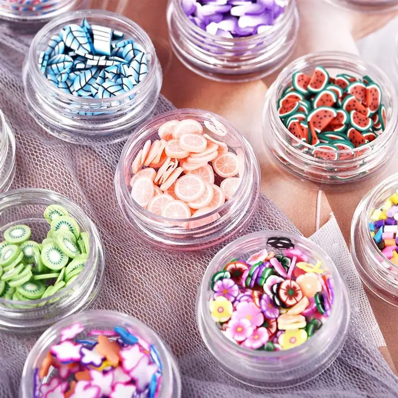 

Aibeads Resin Filling Glitter Soft Clay Mini Flower Fruit Epoxy DIY Resin Jewelry Crystal Crafts Resin Mold Decorations