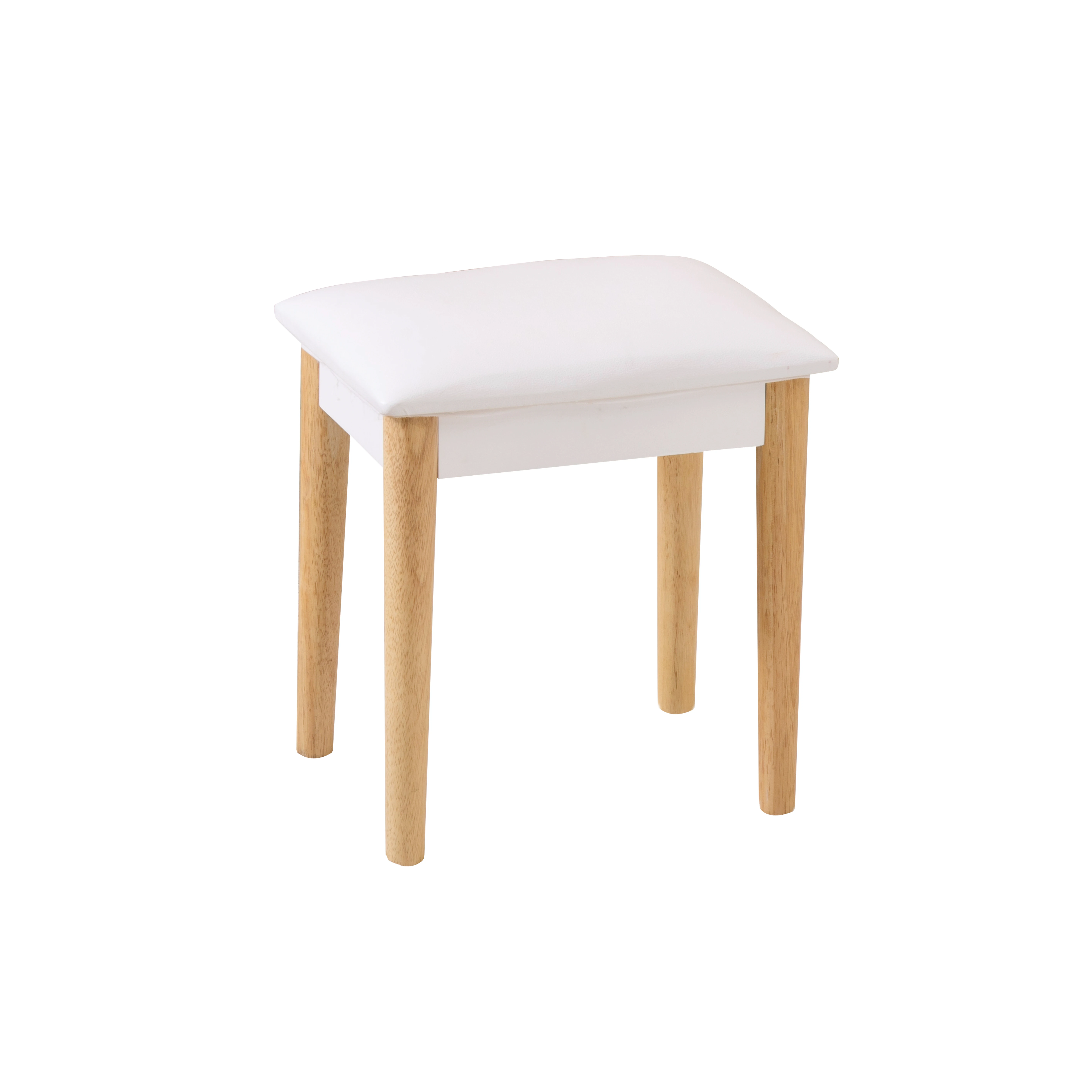 

Elegantly designed MDF paint stool vanity stool solid wood stool, White,black,brown