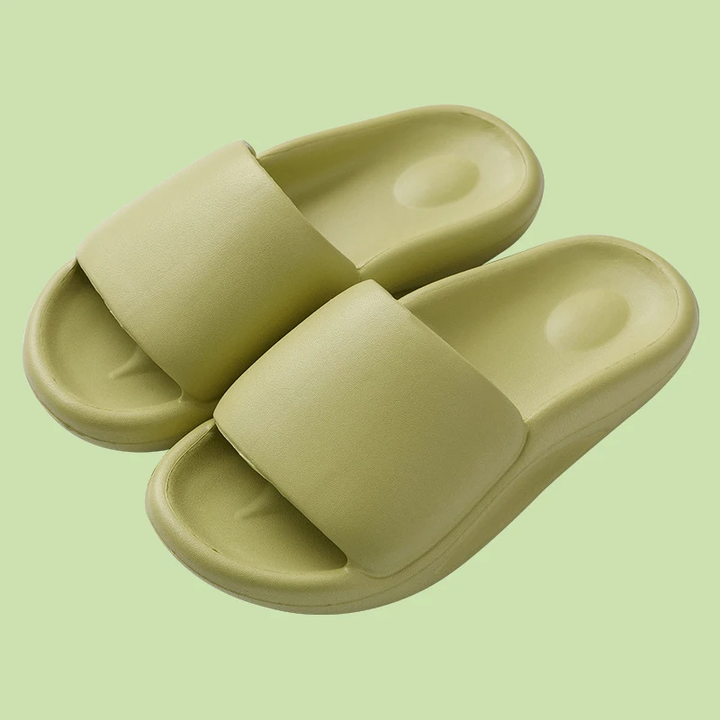 

Wholesale Women Men Unisex Eva Injection Sandals Bath Beach Indoor EVA Slides Slippers, Green yellow black orange white