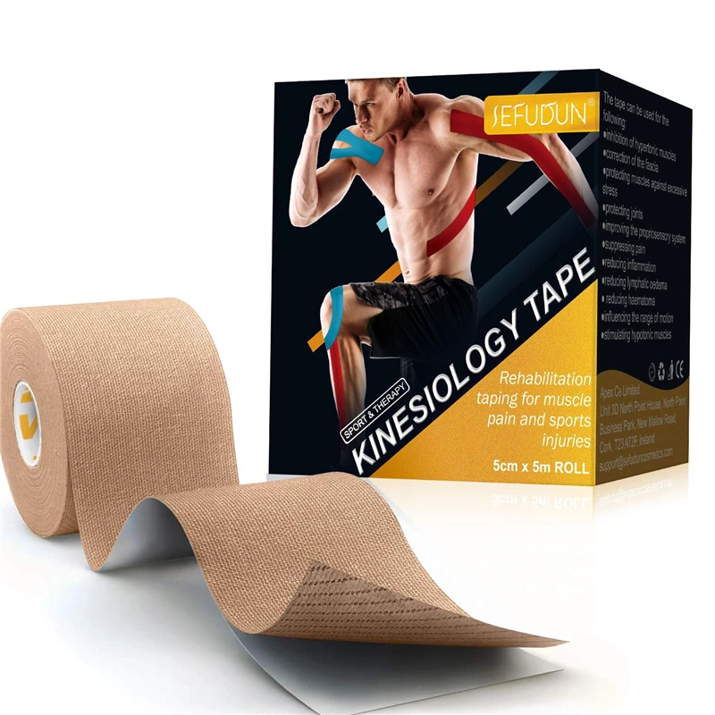 

SEFUDUN muscle patch physiotherapy sports kinesiological waterproof kinesiology tape anti-strain kneepad elastic bandage 5cm*5m