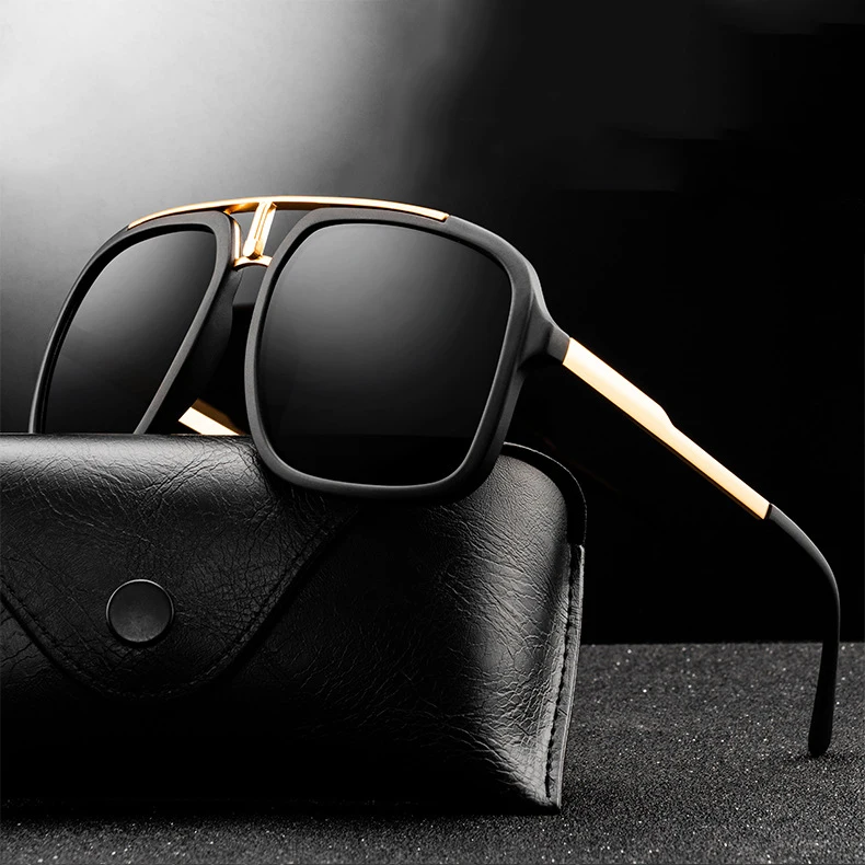 

Fashion Steampunk Sunglasses Men 2020 Vintage Retro Sun Glasses Shades For Women Square Brand Designer Eyewear Sunglasses