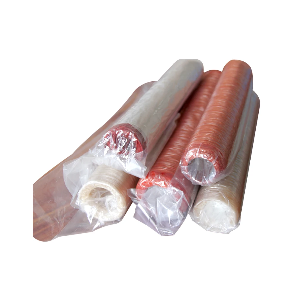 尼龙聚酰胺香肠肠衣在卷 shirred netless 香肠肠衣清真塑料肠衣
