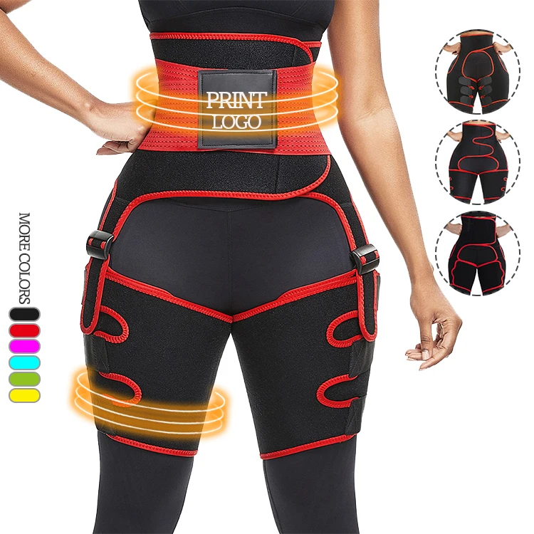 
Adjustable Neoprene Sweat Waist Trainer Waist Trimmer Belt High Waist Butt Lifter Thigh Shaper 