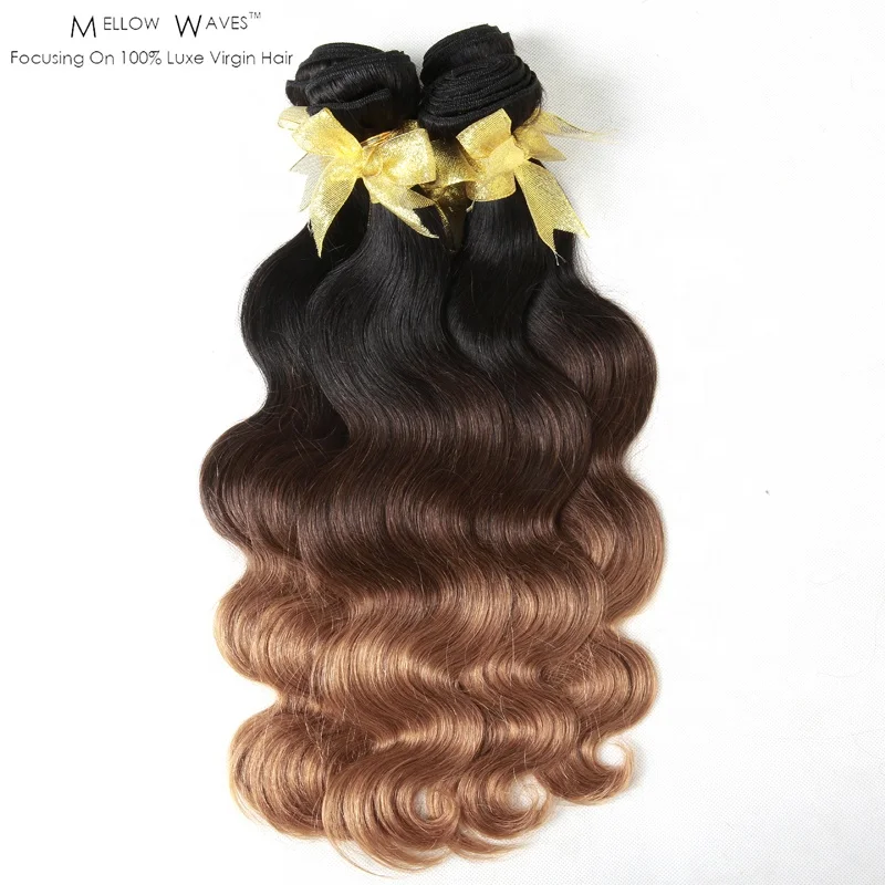 

the best human hair bundles Mongolian hair, Body Wave Bundles Human Hair Extensions Weave For t1b427 Color