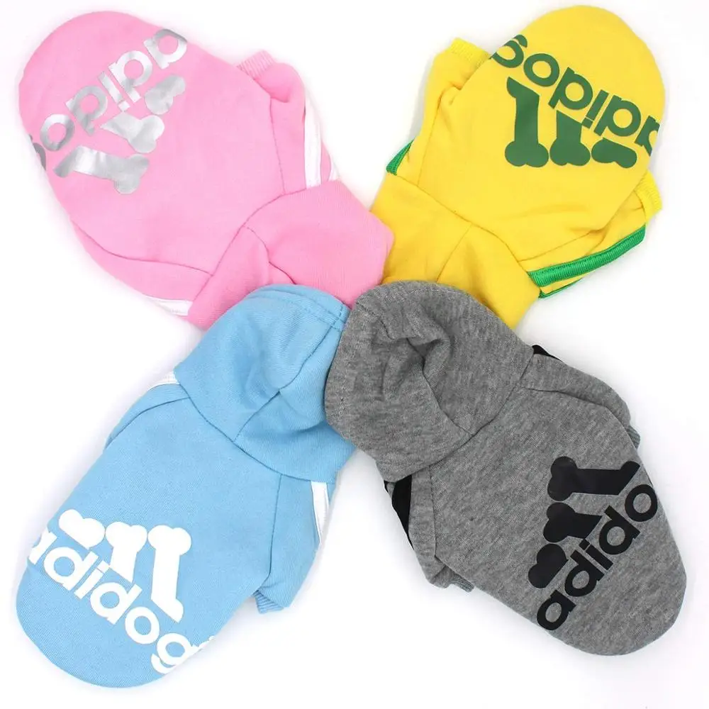 

China Wholesale Bulk 100% Cotton Hoodie Vest Winter Dog Designer Pets Clothes And Accessories