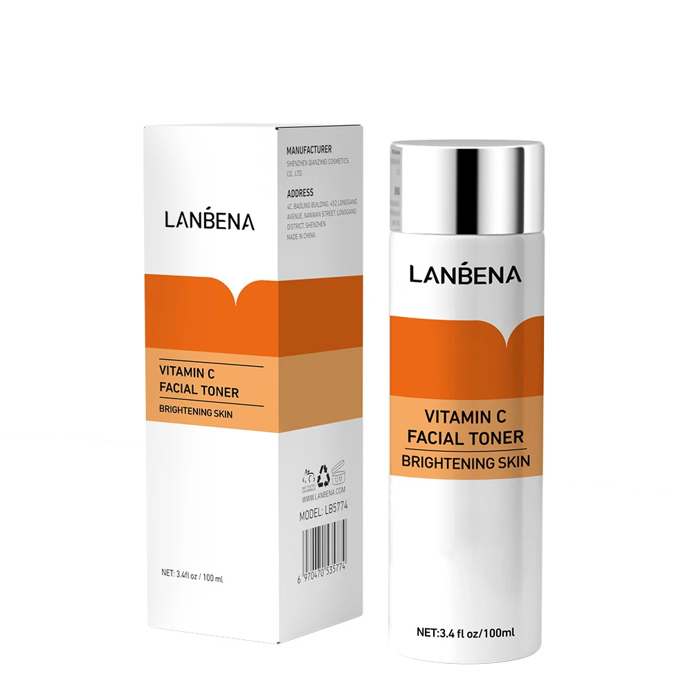 

LANBENA vitamin c face whitening toner essenc lightening face toner, As photo