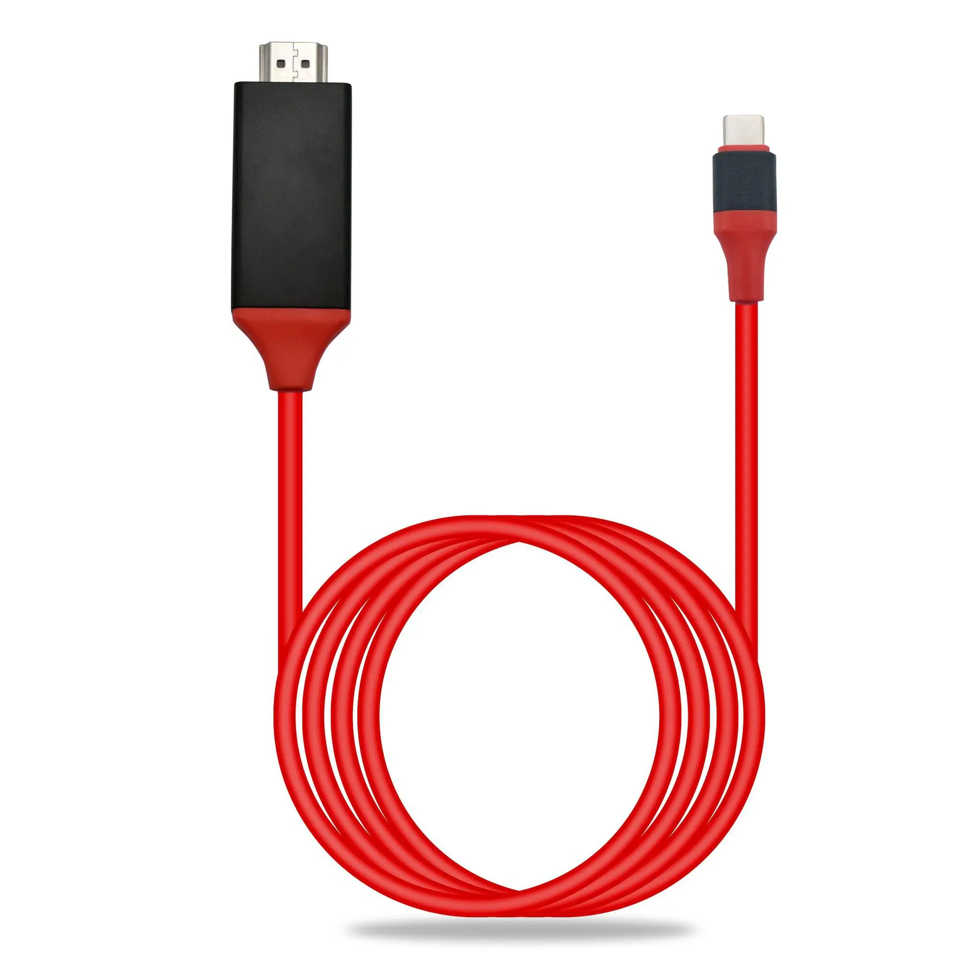

SIPU high speed 4K adapter cable hdmi to type c, Red,gary,black