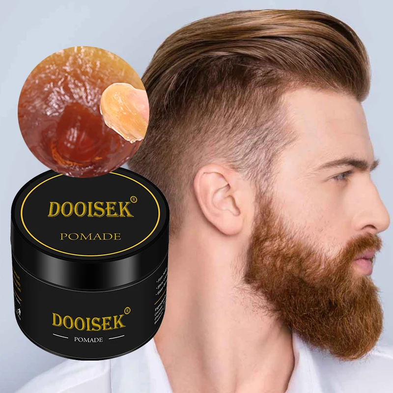 

120g Private Label Edge Control Strong Hold Professional Hair Styling Pomade Wax For Men And Women