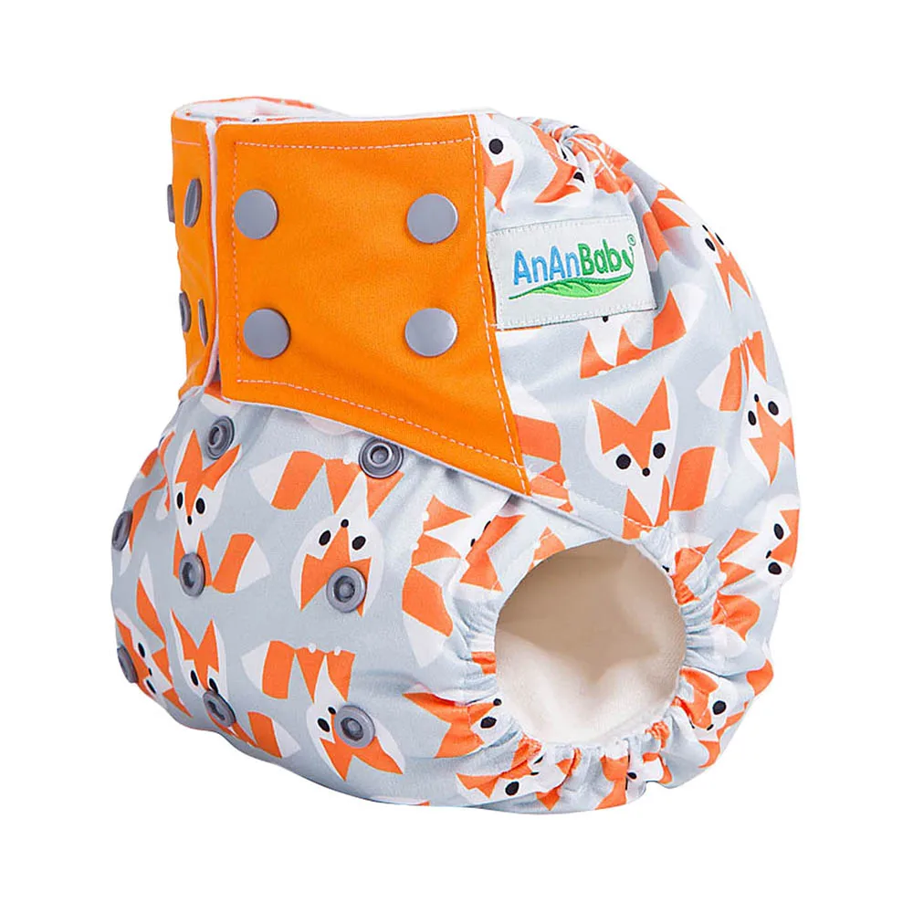 

2020 AnAnBaby PUL Fabric Waterproof Clothing Diapers Nappy Babies Nappy, Colorful