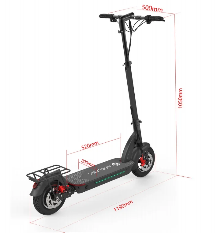 

High Speed adult electric scooter wholesale aerlang electric scooter adult 48V 500W