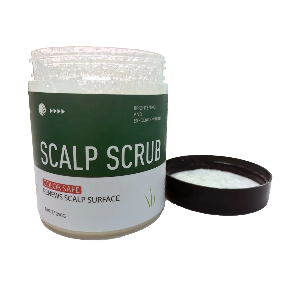 

removes scalp residue and impurities hair scrub Nourished purified scalp scrub, Light yellow