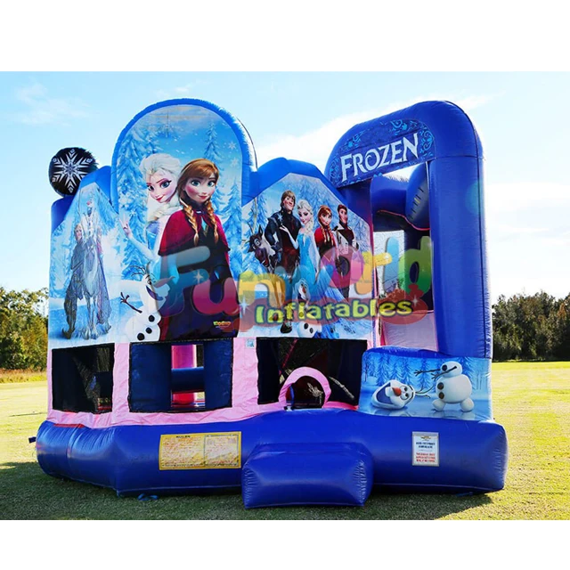 Outdoor Chateaux Gonflables Frozen Bouncy Castle Bounce House