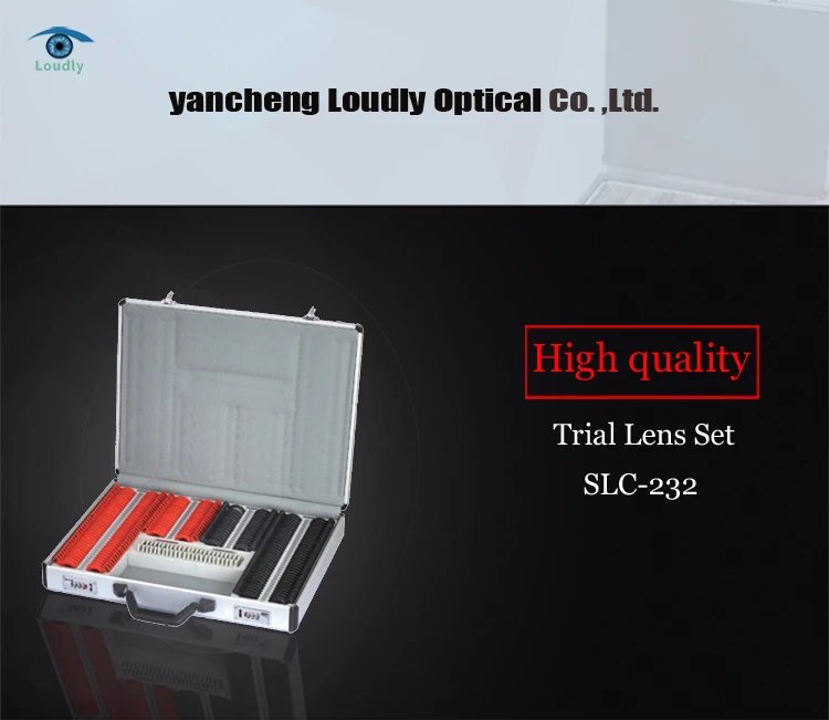 Loudly brand higher quality Trial Lens set plastic rim SLC-232