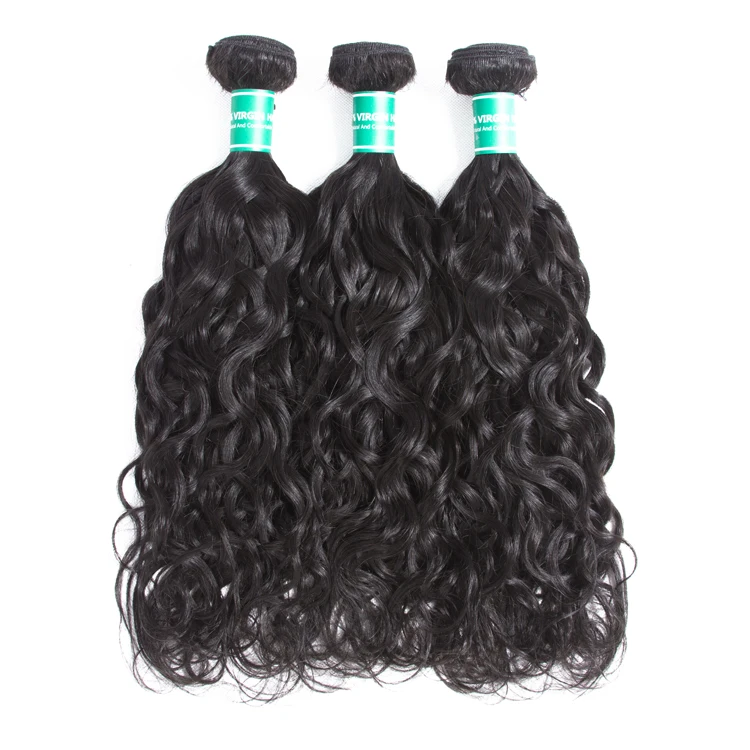 

Brazilian Human Hair Bundles Virgin Hair Bundles Water Wave Hair Bundles