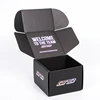 350g black printed e flute corrugated sheet kraft small product carton box custom biodegradable subscription mailer packaging