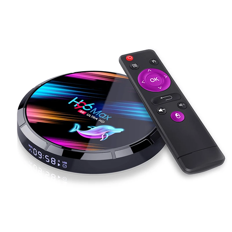Excel Digital S905X3 Smart Android Tv Box Dual Wifi BT 4/32GB H96 Max X3 Android 8K Tv Box