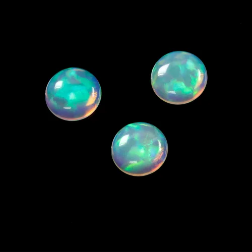 

OPAL - GALAXY (RESIN FREE) Round Cabochon For Glass Artwork